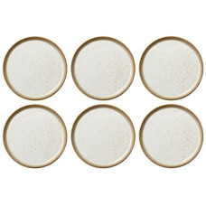 Bitz Frühstücks- & Dessertteller Ø 21 cm, 6 Stück, Beige/Crème