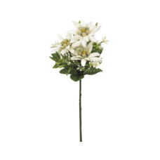 Botanic-Haus Kunstblume Edelweiss, 22 cm, 3er Set