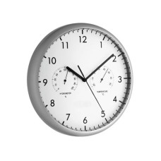 TFA Dostmann Wanduhr Silber TFA Dostmann Wanduhr Silber