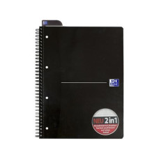 Oxford Notizheft Collegeblock Essential, A4 +, Liniert, Schwarz Oxford Notizheft Collegeblock Essential, A4 +, Liniert, Schwarz