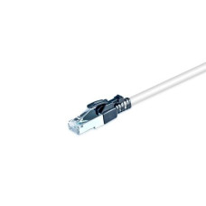 Wirewin Patchkabel Securelock Cat 6A, S/FTP, 0.3 m, Grau