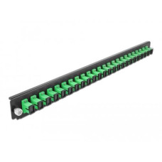 Delock Verteilerplatte Frontblende 24 Port SC Simplex grün