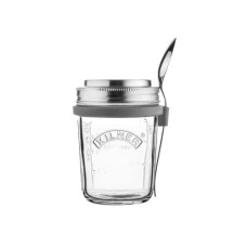 Kilner Lunchbox mit Löffel Transparent Kilner Lunchbox mit Löffel Transparent