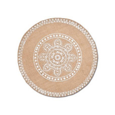 Zeller Present Tischset Mandala natur Rund, 38 cm, Braun Zeller Present Tischset Mandala natur Rund, 38 cm, Braun