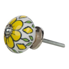 Tranquillo Möbelgriff handgemacht, Ø 4 cm, Mehrfarbig/Silber Tranquillo Möbelgriff handgemacht, Ø 4 cm, Mehrfarbig/Silber