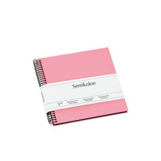 Semikolon Fotoalbum 17 x 17 cm Rosa, 20  schwarze Seiten