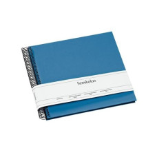 Semikolon Fotoalbum 23 x 24.5 cm Blau, 40 schwarze Seiten