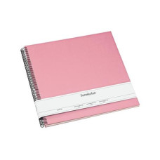 Semikolon Fotoalbum 34.5 x 33.2 cm Rosa, 50 cremeweisse Seiten Semikolon Fotoalbum 34.5 x 33.2 cm Rosa, 50 cremeweisse Seiten