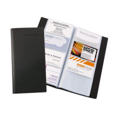 Sigel Visitenkartenbuch 12.2 x 24.8 x 1.2 cm, Schwarz Sigel Visitenkartenbuch 12.2 x 24.8 x 1.2 cm, Schwarz