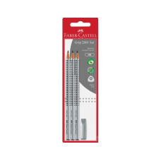 Faber-Castell Bleistift Grip 2001 Set HB, 3 Stück Faber-Castell Bleistift Grip 2001 Set HB, 3 Stück