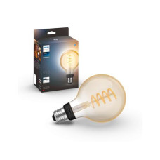 Philips Hue Leuchtmittel White Ambiance, E27, Filament, Globe, Bluetooth