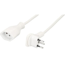 Max Hauri Verlängerungskabel 3 m T13 - T12 Weiss