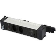 Bachmann Einbausteckerleiste POWER FRAME 2x T13, 1x USB A/C