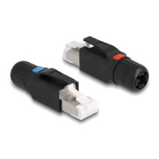 Delock Stecker RJ45 Cat.6A 1 Stück, Schwarz Delock Stecker RJ45 Cat.6A 1 Stück, Schwarz