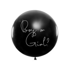 Partydeco Luftballon Boy or Girl – Junge blau gefüllt, Ø 1 m, 1 Stk