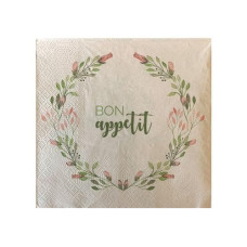 Chic Mic Papierservietten Bon appetit spring 33 cm x 33 cm, 20 Stück