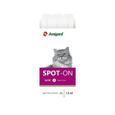 Amigard Anti-Parasit-Tropfen Spot-on Katze, 3 x 1.5 ml