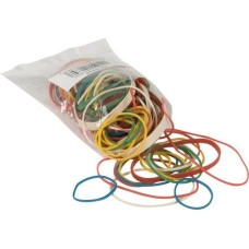 CONNECT Gummiband farbig, 75 Stück