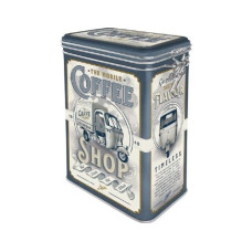 Nostalgic Art Vorratsdose Ape Coffee Shop 1.3 l, Blaugrau/Grau/Weiss