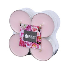 müller Kerzen Duftkerze English Rose 8 Stück