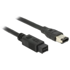 Delock FireWire-Kabel 400Mbps 9Pin-6Pin 1 m Delock FireWire-Kabel 400Mbps 9Pin-6Pin 1 m