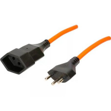 Max Hauri Verlängerungskabel 10 m T13 - T12, Orange