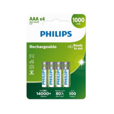 Philips Akku Akku Rechargeable AAA 4 Stück