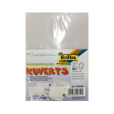 Folia Couvert 110 x 155mm Transparent 50 Stück Folia Couvert 110 x 155mm Transparent 50 Stück