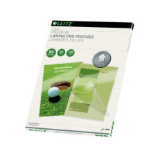 Leitz Laminierfolie Premium A3, 80 µm, 100 Stück, Glänzend Leitz Laminierfolie Premium A3, 80 µm, 100 Stück, Glänzend