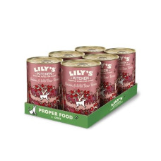 Lily's Kitchen Nassfutter Terrine Hirsch & Wildschwein, 6 x 400 g
