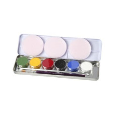 Eulenspiegel Schminkfarbe Aqua 6 Farben Palette