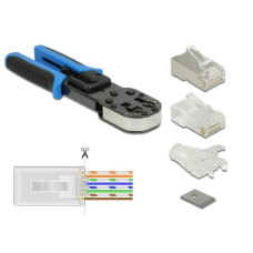 Delock Werkzeugset RJ45 Crimp&Cut Werkzeugset Delock Werkzeugset RJ45 Crimp&Cut Werkzeugset