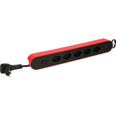 Max Hauri Steckdosenleiste Design Line 5x T13 USB A+C rot Max Hauri Steckdosenleiste Design Line 5x T13 USB A+C rot