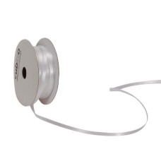 Spyk Geschenkband Satin 3 mm x 8 m, Weiss