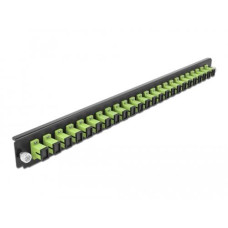 Delock Verteilerplatte Frontblende 24 Port SC Simplex SM lindgrün