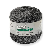Madeira Häkel- und Strickgarn Lamé 25 g, 175 m, Anthrazit Madeira Häkel- und Strickgarn Lamé 25 g, 175 m, Anthrazit