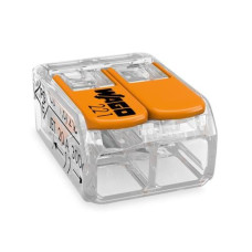 WAGO Verbindungsklemme COMPACT 2-fach, 10 Stück