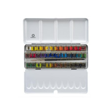 Rembrandt Aquarellfarbe Water colour box 36 Näpfchen, Mehrfarbig