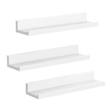 Songmics Wandregal u-förmig , Weiss