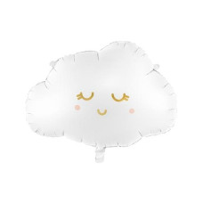 Partydeco Folienballon Wolke 51 x 35.5 cm, Weiss Partydeco Folienballon Wolke 51 x 35.5 cm, Weiss