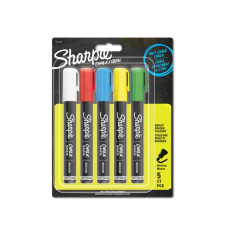 Sharpie Kreidemarker 5er Blister M, Mehrfarbig Sharpie Kreidemarker 5er Blister M, Mehrfarbig