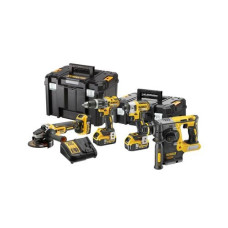 DeWalt Akku-Maschinen-Set 18 V XR mit 3x 5 Ah Akkus