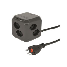 STEFFEN Stromverteiler CUBE 8xT13 2x USB-A STEFFEN Stromverteiler CUBE 8xT13 2x USB-A