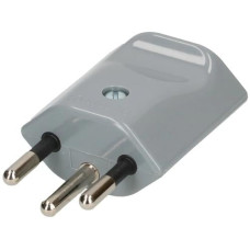 Max Hauri Montagestecker T12 3-polig, Grau