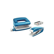 Leitz Locher und Mini-Heftgerät WOW 10 Seiten, Blau Leitz Locher und Mini-Heftgerät WOW 10 Seiten, Blau