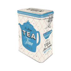 Nostalgic Art Vorratsdose Tea Home & Country 1.3 l, Blau/Weiss