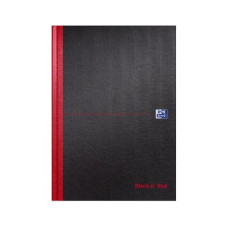 Oxford Schulheft Collegeblock A4, blanko, Schwarz/Rot Oxford Schulheft Collegeblock A4, blanko, Schwarz/Rot