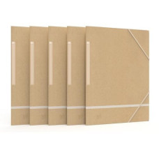 Oxford Gummibandmappe A4, Beige Oxford Gummibandmappe A4, Beige
