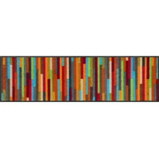 wash+dry Fussmatte Schuhgrösse Mikado Stripes 35 cm x 120 cm, Bunt wash+dry Fussmatte Schuhgrösse Mikado Stripes 35 cm x 120 cm, Bunt