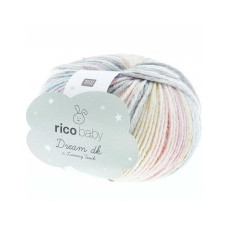 Rico Design Wolle Baby Dream dk 50 g, Blau; Gelb; Rosa